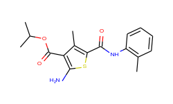 isopropyl 2-amino-4-methyl-5-{[(2-methylphenyl)-amino]carbonyl}thiophene-3-carboxylate