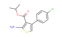 isopropyl 2-amino-4-(4-chlorophenyl)thiophene-3-carboxylate