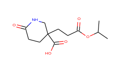 3-(2-isopropoxycarbonyl-ethyl)-6-oxo-piperidine-3-carboxylic acid
