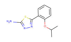 5-(2-isopropoxy-phenyl)-[1,3,4]thiadiazol-2-ylamine
