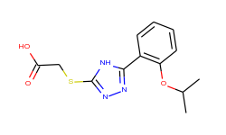 [5-(2-isopropoxy-phenyl)-4h-[1,2,4]triazol-3-yl-sulfanyl]acetic acid