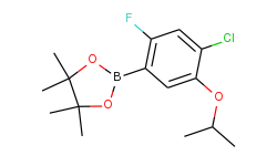 2-(4-chloro-2-fluoro-5-isopropoxyphenyl)-4,4,5,5-tetramethyl-1,3,2-dioxaborolane