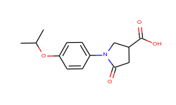 1-(4-isopropoxy-phenyl)-5-oxo-pyrrolidine-3-carboxylic acid