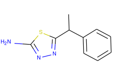 5-(1-phenyl-ethyl)-[1,3,4]thiadiazol-2-ylamine