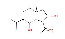 7-Acetyl-5,8-dihydroxy-4-isopropyl-1-methylbicyclo[4.3.0]nonane