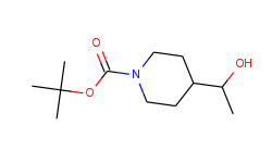 1-Piperidinecarboxylic acid, 4-(1-hydroxyethyl)-, 1,1-dimethylethyl ester