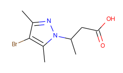 3-(4-bromo-3,5-dimethyl-pyrazol-1-yl)-butyric acid