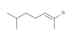 2-Heptene, 2-bromo-6-methyl-, (2E)-