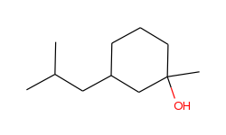CYCLOHEXANOL, 1-METHYL-3-(2-METHYLPROPYL)-