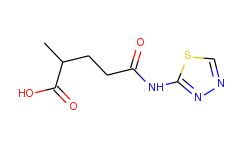 2-methyl-4-([1,3,4]thiadiazol-2-ylcarbamoyl)-butyric acid