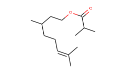 Propanoic acid, 2-methyl-, 3,7-dimethyl-6-octenyl ester