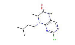 2-Chloro-8-isopentyl-7-methyl-7,8-dihydropteridin-6(5H)-one