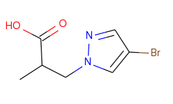 3-(4-bromo-1h-pyrazol-1-yl)-2-methylpropanoic acid