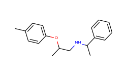 2-(4-methylphenoxy)-n-(1-phenylethyl)-1-propanamine
