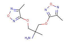 1-methyl-2-(4-methylfurazan-3-yloxy)-1-(4-methyl-furazan-3-yloxymethyl)ethylamine