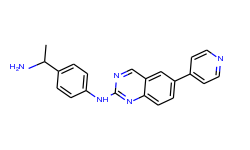 n-(4-(1-aminoethyl)phenyl)-6-(pyridin-4-yl)quinazolin-2-amine