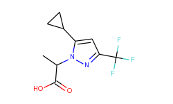 2-(5-cyclopropyl-3-trifluoromethyl-pyrazol-1-yl)-propionic acid