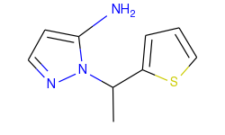 2-(1-thiophen-2-yl-ethyl)-2h-pyrazol-3-ylamine