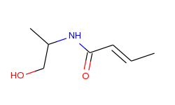 (2E)-N-(1-hydroxypropan-2-yl)but-2-enamide