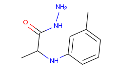 2-[(3-methylphenyl)amino]propanohydrazide