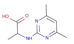 2-(4,6-dimethyl-pyrimidin-2-ylamino)-propionic acid