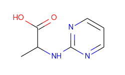 2-(pyrimidin-2-ylamino)-propionic acid