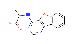 2-(benzo[4,5]furo[3,2-d]pyrimidin-4-ylamino)-propionic acid
