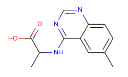 2-(6-methyl-quinazolin-4-ylamino)-propionic acid