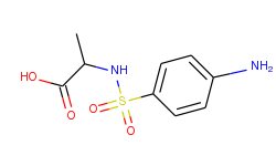 2-(4-amino-benzenesulfonylamino)-propionic acid