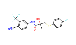 n-[4-cyano-3-(trifluoromethyl)phenyl]-3-[(4-fluorophenyl)thio]-2-hydroxy-2-methylpropionamide