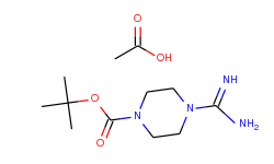 1-tert-butyloxycarbonyl-4-carbamimidoyl-piperazine acetate
