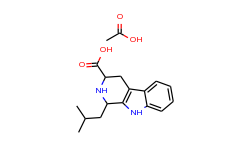 1-isobutyl-2,3,4,9-tetrahydro-1h-beta-carboline-3-carboxylic acid acetate