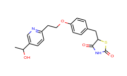 2,4-thiazolidinedione,5-[[4-[2-[5-(1-hydroxyethyl)-2-pyridinyl]ethoxy]phenyl]methyl]-