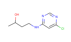4-[(6-chloro-4-pyrimidinyl)amino]-2-butanol