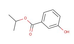 Benzoic acid, 3-hydroxy-, 1-methylethyl ester