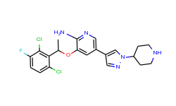 3-(1-(2,6-dichloro-3-fluorophenyl)ethoxy)-5-(1-(piperidin-4-yl)-1h-pyrazol-4-yl)pyridin-2-amine