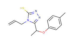 4-allyl-5-[1-(4-methylphenoxy)ethyl]-4h-1,2,4-triazole-3-thiol