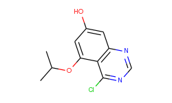 7-Quinazolinol, 4-chloro-5-(1-methylethoxy)-
