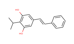 1,3-Benzenediol, 2-(1-methylethyl)-5-[(1E)-2-phenylethenyl]-