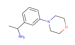 1-(3-morpholinophenyl)ethanamine