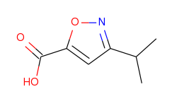 5-Isoxazolecarboxylic acid, 3-(1-methylethyl)-