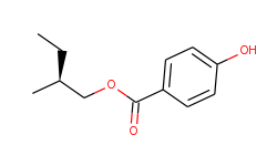 Benzoic acid, 4-hydroxy-, (2S)-2-methylbutyl ester