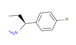 [(1S)-1-(4-bromophenyl)propyl]azanium