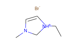 1H-Imidazolium, 1-ethyl-3-methyl-, bromide