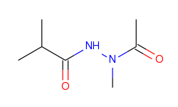 Propanoic acid, 2-methyl-, 2-acetyl-2-methylhydrazide