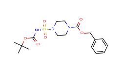 benzyl 4-{[(tert-butoxycarbonyl)amino]-sulfonyl}tetrahydro-1(2h)-pyrazinecarboxylate