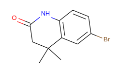 6-bromo-3,4-dihydro-4,4-dimethylquinolin-2(1h)-one