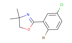 2-(2-bromo-5-chlorophenyl)-4,4-dimethyl-4,5-dihydrooxazole