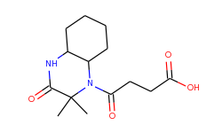 4-(2,2-dimethyl-3-oxo-octahydro-quinoxalin-1-yl)-4-oxo-butyric acid