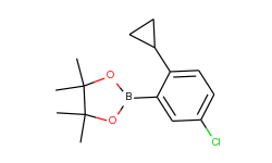 2-(5-chloro-2-cyclopropylphenyl)-4,4,5,5-tetramethyl-1,3,2-dioxaborolane